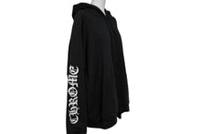 Load image into Gallery viewer, 極美品 CHROME HEARTS クロムハーツ OLD Horseshoe Hoodie オールドモデル ホースシュー 袖プリント パーカーサイズM ブラック 中古 4b008153