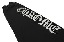 Load image into Gallery viewer, 極美品 CHROME HEARTS クロムハーツ OLD Horseshoe Hoodie オールドモデル ホースシュー 袖プリント パーカーサイズM ブラック 中古 4b008153