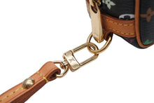 Load image into Gallery viewer, LOUIS VUITTON ルイヴィトン モノグラム マルチカラー ポシェットコスメティック M47355 ゴールド金具 ノワール ブラック 美品 中古 4b008155