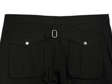 Load image into Gallery viewer, 新品未使用 FFFPOSTALSERVICE トリプルエフポスタルサービス 25SS FLARE CARGO V5 フレアカーゴパンツ サイズ38 ブラック 中古 4b008156