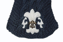 画像をギャラリービューアに読み込む, CHROME HEARTS クロムハーツ マフラー ストール BSフレア レザー シルバー925 ブルー ホワイト 良品 中古 4b008162