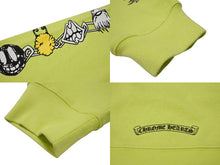 画像をギャラリービューアに読み込む, 新品未使用 CHROME HEARTS クロムハーツ × MATTY BOY マッティボーイ スウェットシャツ トレーナー サイズXL ライムグリーン 中古 4b008164