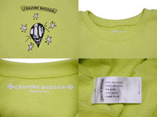 画像をギャラリービューアに読み込む, 新品未使用 CHROME HEARTS クロムハーツ × MATTY BOY マッティボーイ スウェットシャツ トレーナー サイズXL ライムグリーン 中古 4b008164