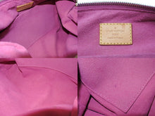 画像をギャラリービューアに読み込む, LOUIS VUITTON ルイヴィトン バギーPM ショルダーバッグ M95212 モノグラム デニム レザー ピンク ゴールド金具 美品 中古 4b008172