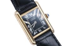 画像をギャラリービューアに読み込む, CARTIER カルティエ マストタンク ヴェルメイユ SM 腕時計 レディース 手巻き オーバーホル済み 型押し フェンディベルト 美品 中古 4b008173