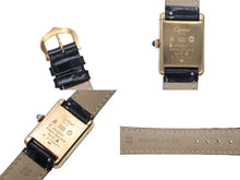 画像をギャラリービューアに読み込む, CARTIER カルティエ マストタンク ヴェルメイユ SM 腕時計 レディース 手巻き オーバーホル済み 型押し フェンディベルト 美品 中古 4b008173