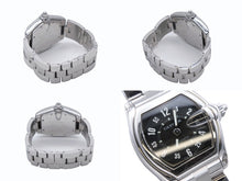 画像をギャラリービューアに読み込む, CARTIER カルティエ ロードスターLM 腕時計 W62004V3 ステンレススチール シルバー ブラック オートマティック 自動巻 美品 中古 4b008176