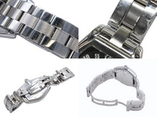 画像をギャラリービューアに読み込む, CARTIER カルティエ ロードスターLM 腕時計 W62004V3 ステンレススチール シルバー ブラック オートマティック 自動巻 美品 中古 4b008176