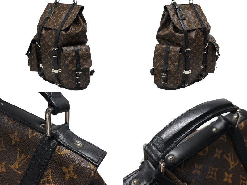 極美品 初期 LOUISVUITTON クリストファーGM M92295 モノグラムマカサーリュック 04年 中古 4b008180
