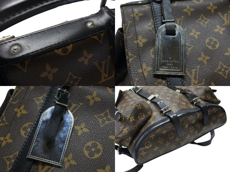 極美品 初期 LOUISVUITTON クリストファーGM M92295 モノグラムマカサーリュック 04年 中古 4b008180