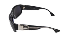 画像をギャラリービューアに読み込む, CHROME HEARTS クロムハーツ G-MONEY Ⅱ サングラス サイズ64□16-128 フレアニー装飾 アセテート シルバ−925 美品 中古 4b008181