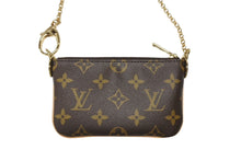 Load image into Gallery viewer, 新品未使用 LOUIS VUITTON ルイヴィトン ポーチ ミニバッグ チェーン M60095 ポシェットミラPM ブラウン ゴールド金具 中古 4b008188