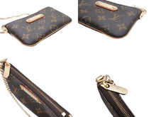 Load image into Gallery viewer, 新品未使用 LOUIS VUITTON ルイヴィトン ポーチ ミニバッグ チェーン M60095 ポシェットミラPM ブラウン ゴールド金具 中古 4b008188