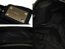 画像をギャラリービューアに読み込む, Chloe クロエ ハンドバッグ パディントン ワンショルダーバッグ ブラック レザー 7ESA02 ゴールド金具 美品 中古 4b008189