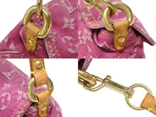 画像をギャラリービューアに読み込む, 極美品 LOUIS VUITTON ルイヴィトン ミニプリーティ ワンショルダーバッグ M95216 モノグラム デニム ピンク 中古 4b008191