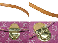 画像をギャラリービューアに読み込む, 極美品 LOUIS VUITTON ルイヴィトン ミニプリーティ ワンショルダーバッグ M95216 モノグラム デニム ピンク 中古 4b008191