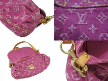 画像をギャラリービューアに読み込む, 極美品 LOUIS VUITTON ルイヴィトン ミニプリーティ ワンショルダーバッグ M95216 モノグラム デニム ピンク 中古 4b008191