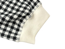 Load image into Gallery viewer, MIUMIU ミュウミュウ クロップド ブルゾン ジャケット MJL819 サイズM チェック柄 ロゴ ラグラン ホワイト ブラック 美品 中古 4b008193