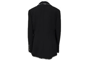 Very good condition CHANEL The Devil Wears Prada Karl Lagerfeld Period Coco Mark Tailored Jacket Black Size 38 P24952V12963 Used 4b008194