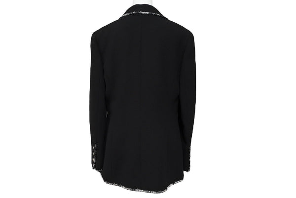 Very good condition CHANEL The Devil Wears Prada Karl Lagerfeld Period Coco Mark Tailored Jacket Black Size 38 P24952V12963 Used 4b008194