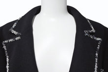 画像をギャラリービューアに読み込む, 極美品 CHANEL シャネル プラダを着た悪魔 カールラガーフェルド期 ココマーク テーラードジャケット ブラック サイズ38 P24952V12963 中古 4b008194