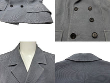 画像をギャラリービューアに読み込む, Christian Dior クリスチャンディオール ダブルブレスト ベスト ブルータザール 021G05A6005 グレー シルク サイズ 38 良品 中古 4b008196