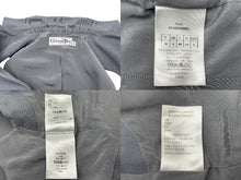 画像をギャラリービューアに読み込む, Christian Dior クリスチャンディオール ダブルブレスト ベスト ブルータザール 021G05A6005 グレー シルク サイズ 38 良品 中古 4b008196
