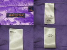 画像をギャラリービューアに読み込む, 極美品 LOUIS VUITTON ルイヴィトン モノグラム総柄 長袖シャツ RM222 P10 HNS62X パープル ポリエステル サイズ 4L 中古 4b008200