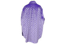 画像をギャラリービューアに読み込む, 極美品 LOUIS VUITTON ルイヴィトン モノグラム総柄 長袖シャツ RM222 P10 HNS62X パープル ポリエステル サイズ 4L 中古 4b008200