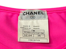 画像をギャラリービューアに読み込む, CHANEL シャネル クロップド 半袖Ｔシャツ P95 PO5010VO4136 ヴィンテージ ココマーク ピンク ナイロン スパンデックス サイズ 38 美品 中古 4b008201