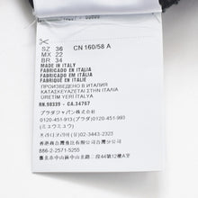 Load image into Gallery viewer, 新品同様 MIUMIU ミュウミュウ ベルベット カーペンターパンツ ロングパンツ MP1750 サイズ36 ブラック ロゴ刺繍 中古 4b008204