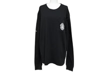 画像をギャラリービューアに読み込む, CHROME HEARTS クロムハーツ ヴィン ダガープリント 長袖 ロンT ブラック Lサイズ 美品 中古 4b008216