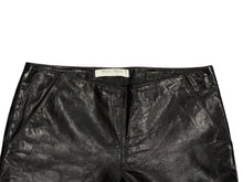 画像をギャラリービューアに読み込む, MIUMIU ミュウミュウ レザー ロングパンツ サイズ40 ブラック サイドジップ イタリア製 本革 美品 中古 4b008217