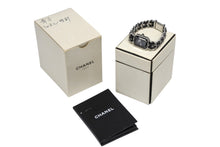 画像をギャラリービューアに読み込む, CHANEL シャネル PREMIERE プルミエール 腕時計 H0451 クォーツ QZ メタル レザー サイズL ブラック文字盤 美品 中古 4b008226