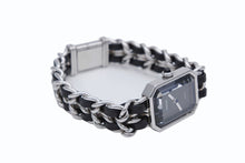 画像をギャラリービューアに読み込む, CHANEL シャネル PREMIERE プルミエール 腕時計 H0451 クォーツ QZ メタル レザー サイズL ブラック文字盤 美品 中古 4b008226