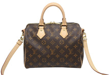画像をギャラリービューアに読み込む, 未使用 LOUIS VUITTON ルイヴィトン スピーディー バンドリエール25 ハンドバッグ ショルダーバッグ 2way M46977 モノグラム レザー 中古 4b008230