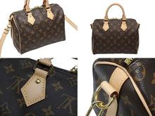 画像をギャラリービューアに読み込む, 未使用 LOUIS VUITTON ルイヴィトン スピーディー バンドリエール25 ハンドバッグ ショルダーバッグ 2way M46977 モノグラム レザー 中古 4b008230