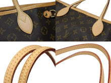 画像をギャラリービューアに読み込む, LOUIS VUITTON ルイヴィトン モノグラム ネヴァーフルPM ハンドバッグ M40155 ブラウン PVC ヌメ革 ゴールド金具 美品 中古 4b008231