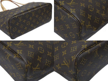 画像をギャラリービューアに読み込む, LOUIS VUITTON ルイヴィトン モノグラム ネヴァーフルPM ハンドバッグ M40155 ブラウン PVC ヌメ革 ゴールド金具 美品 中古 4b008231