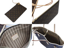 画像をギャラリービューアに読み込む, 新品未使用品 LOUIS VUITTON ルイヴィトン ネヴァーフルMM トートバッグ M46987 モノグラム ブラウン ゴールド金具 4b008238
