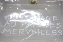 画像をギャラリービューアに読み込む, HERMES エルメス ビニールケリー 不思議の国 エルメスへの旅展 ハンドバッグ トートバッグ クリア 透明 ビニール ゴールド金具 美品 中古 4b008240