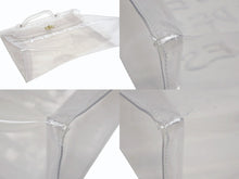 画像をギャラリービューアに読み込む, HERMES エルメス ビニールケリー 不思議の国 エルメスへの旅展 ハンドバッグ トートバッグ クリア 透明 ビニール ゴールド金具 美品 中古 4b008240