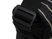 画像をギャラリービューアに読み込む, CHANEL シャネル スポーツライン ショルダーバッグ A32807 10番台 ココマーク ステッチ ナイロン ブラック 美品 中古 4b008242