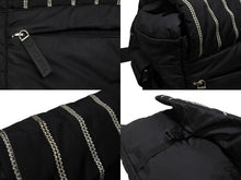 画像をギャラリービューアに読み込む, CHANEL シャネル スポーツライン ショルダーバッグ A32807 10番台 ココマーク ステッチ ナイロン ブラック 美品 中古 4b008242