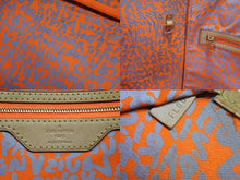 Load image into Gallery viewer, LOUIS VUITTON ルイヴィトン バッグ ハンドバッグ スティーブンスプラウス グラフィティ M93702 ネヴァーフルGM オレンジ 美品 中古 4b008243
