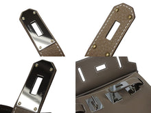 画像をギャラリービューアに読み込む, 新品未使用 エルメス HERMES ケリーアッカドPM W刻印 ワンショルダーバッグ エトゥープ シルバー金具 中古 4b008245