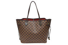 画像をギャラリービューアに読み込む, 極美品 LOUIS VUITTON ルイヴィトン ダミエ ネヴァーフルMM トートバッグ N51105 PVC レザー ブラウン ゴールド金具 中古 4b008248