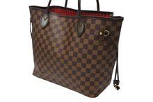 画像をギャラリービューアに読み込む, 極美品 LOUIS VUITTON ルイヴィトン ダミエ ネヴァーフルMM トートバッグ N51105 PVC レザー ブラウン ゴールド金具 中古 4b008248