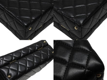 画像をギャラリービューアに読み込む, 極美品 CHANEL シャネル ココマーク マトラッセ チェーンショルダー ハンドバッグ AS5167 ラムスキン ブラック 中古 4b008251