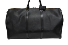画像をギャラリービューアに読み込む, LOUIS VUITTON ルイヴィトン ボストンバッグ キーポル50 M42962 ブラック エピレザー ゴールド金具 美品 中古 4b008253